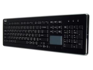 104key USB Slim Touch Desktop Keyboard Black Qwerty US