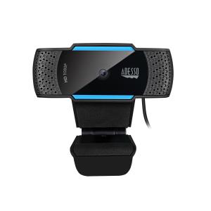 Cybertrack H5 1080p USB Webcam With Dual Built-in Microphone, Privacy Shutter Cover & Tripod Mount