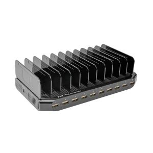 10-PORT USB CHARGING STATION 12V 8A (96W) / SCHUKO POWER CORD