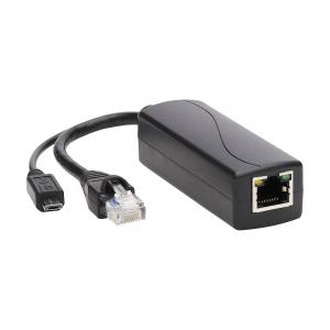 POE TO USB MICRO-B AND RJ45 ACT SPLITTER 48V TO 5V 1A 100 M