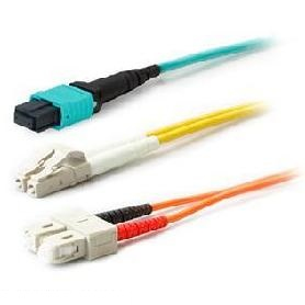 Network Patch Cable - Lc (male) To Lc (male) - Om4 Duplex Lszh Fiber - Blue - 1m