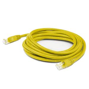Network Patch Cable Cat5e - Rj-45 (male) To Rj-45 (male) - Utp Pvc Straight Booted Snagless - Yellow - 3m