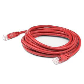 Network Patch Cable CAT6a - Rj-45 (male) To Rj-45 (male) - Stp Pvc Snagless - Red - 5m